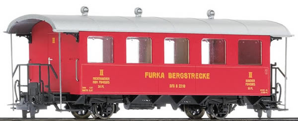 Consignment BE3239286 - Bemo 3239286 - 2nd Class Passenger Wagen B 2206