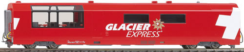 Consignment BE3289131 - Bemo 3289131 - RhB WRp 3831 Servicewagen Glacier-Express