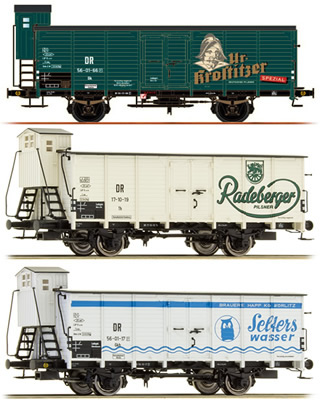 Consignment BR45991 - Brawa 45991 3 Piece German Beer Car Set of the DR