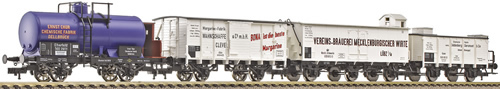 Consignment FL581008 - Fleischmann 581008 4 Piece Freight Car Set