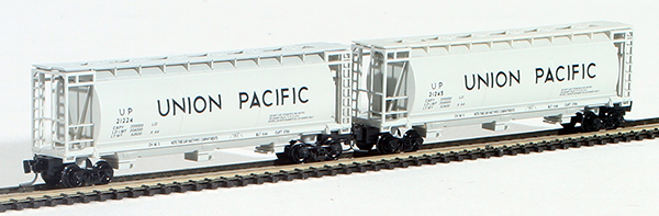 Consignment FT1001-2 - Full Throttle American 2-Piece Cylindrical Hopper Set of the Union Pacific Railroad