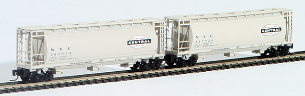 Consignment FT1003-1 - Full Throttle American 2-Piece Cylindrical Hopper Set of the New York Central Railroad 