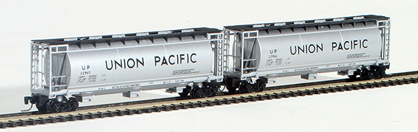 Consignment FT1016-1 - Full Throttle American 2-Piece Cylindrical Hopper Set of the Union Pacific Railroad 