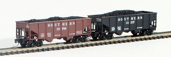 Consignment FT2004-1 - Full Throttle American 2-Piece Rib-Side Hopper Set of the Southern Railway