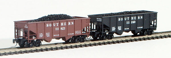 Consignment FT2004-2 - Full Throttle American 2-Piece Rib-Side Hopper Set of the Southern Railway