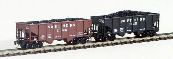 Consignment FT2004-3 - Full Throttle American 2-Piece Rib-Side Hopper Set of the Southern Railway