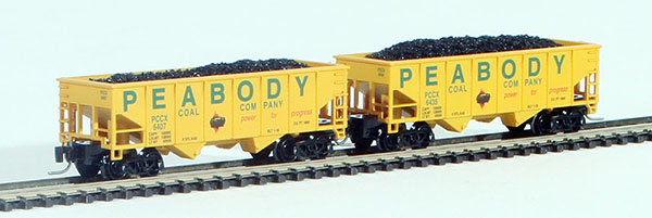 Consignment FT2013-1 - Full Throttle American 2-Piece Rib-Side Hopper Set of the Peabody Coal Company