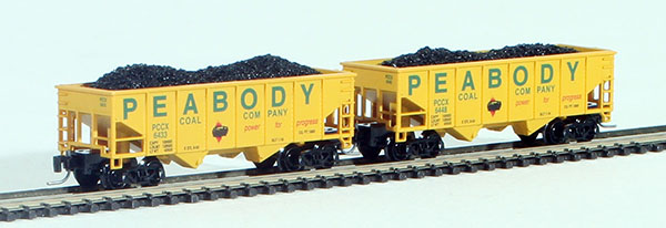 Consignment FT2013-3 - Full Throttle American 2-Piece Rib-Side Hopper Set of the Peabody Coal Company
