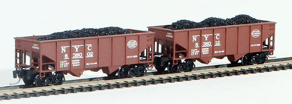 Consignment FT2018-1 - Full Throttle American 2-Piece Rib-Side Hopper Set of the New York Central Railroad