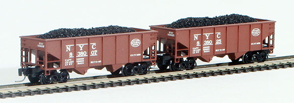 Consignment FT2018-2 - Full Throttle American 2-Piece Rib-Side Hopper Set of the New York Central Railroad