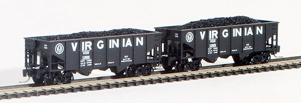 Consignment FT2019-1 - Full Throttle American 2-Piece Rib-Side Hopper Set of the Virginian Railway