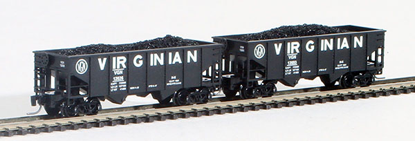 Consignment FT2019-2 - Full Throttle American 2-Piece Rib-Side Hopper Set of the Virginian Railway