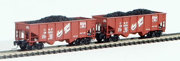 Consignment FT2021-2 - Full Throttle American 2-Piece Rib-Side Hopper Set of the Colorado and Southern Railway