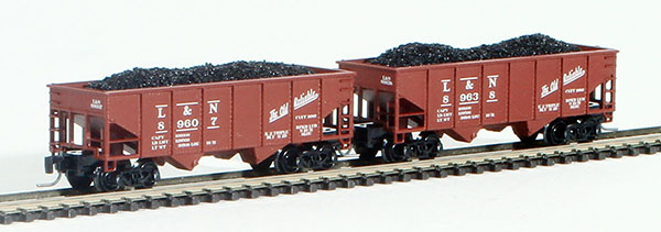 Consignment FT2023-1 - Full Throttle American 2-Piece Rib-Side Hopper Set of the Louisville and Nashville Railroad