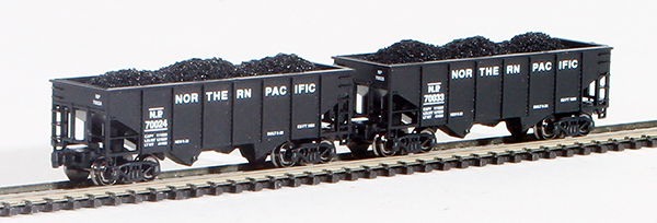 Consignment FT2033 - Full Throttle American 2-Piece Rib-Side Hopper Set of the Northern Pacific Railway