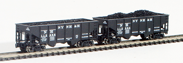 Consignment FT2038-1 - Full Throttle American 2-Piece Rib-Side Hopper Set of the New York, New Haven and Hartford Railroad