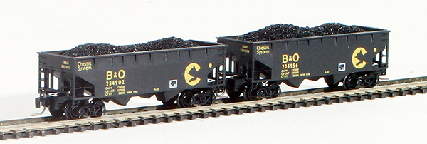 Consignment FT3005-1 - Full Throttle American 2-Piece Hopper Set of the Baltimore and Ohio Railroad