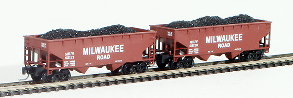 Consignment FT3007-2 - Full Throttle American 2-Piece Hopper Set of the Milwaukee Road