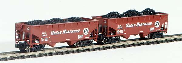 Consignment FT3024-3 - Full Throttle American 2-Piece Hopper Set of the Great Northern Railway 