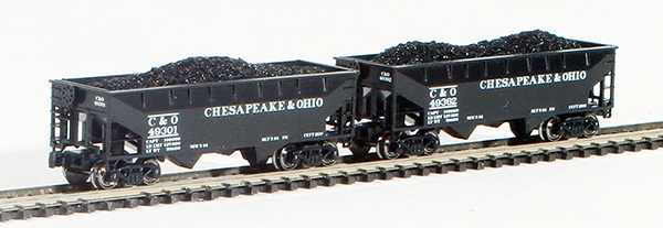 Consignment FT3026 - Full Throttle American 2-Piece Hopper Set of the Chesapeake and Ohio Railway