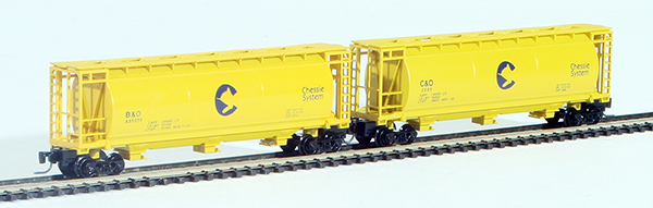 Consignment FTaux4 - Full Throttle American 2-Piece Cylindrical Hopper Set of the Chessie System