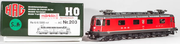 Consignment HAG203 - HAG 203 Swiss Electric Locomotive Re 6/6 of the SBB