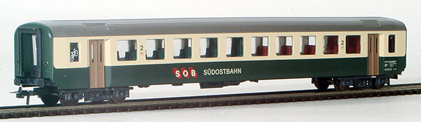 Consignment HAG727 - HAG Swiss Second Class Passenger Coach of the SOB