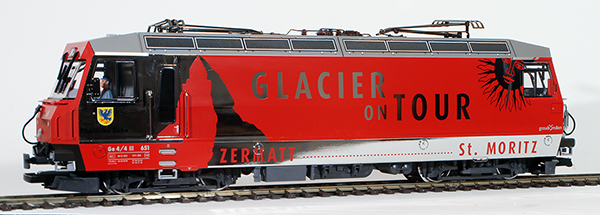 Consignment LG21428 - LGB Swiss Glacier on Tour Electric Locomotive Class Ge 4/4 III of the Rhaetian Railway 
