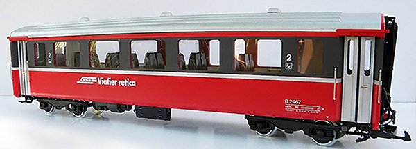 Consignment LG33670 - LGB Swiss 2nd Class Passenger Car of the RHB
