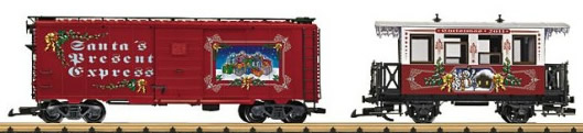 Consignment LG35073 - LGB 2-Piece Christmas 2011 Car Set