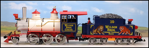 Consignment LGB24192 - LGB Wilson Bros Circus Locomotive w/ tender car