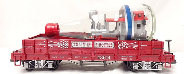 Consignment LGB43614 - LGB 43614 Christmas Gondola with Train in a Bottle 