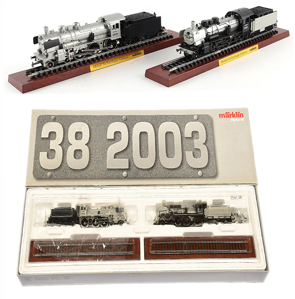 Consignment MA00380 - Marklin 00380 - 2pc Steam Locomotive BR38 METAL EDITION