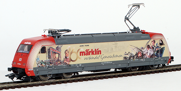 Consignment MA39378-1 - Marklin German Electric Locomotive Class 101 Advertising Design 160 Years Märklin of the DB AG (Sound)