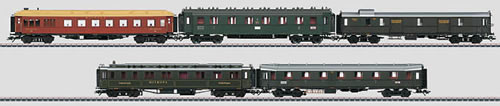 Consignment MA42767 - Marklin 42767 German 5pc Express Passenger Car Set of the DRG