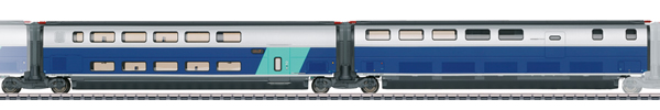Consignment MA43443 - Marklin 43443 - Add-On Car Set 3 for the TGV Euroduplex
