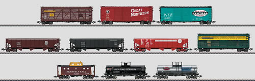 Consignment MA45642 - Marklin 45642 - American Freight 10-Car Set 