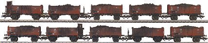 Consignment MA46030 - Marklin 46030 GONDOLA 10-CAR SET DB 00