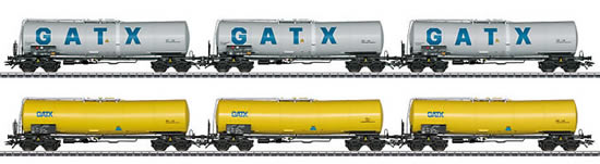 Consignment MA46544 - Marklin 46544 - 6pc Tank Car Set GATX
