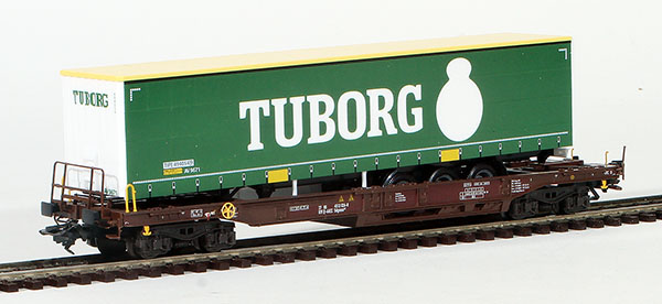 Consignment MA47113 - Marklin German “Tuborg” Deep Well Flat Car of the DB