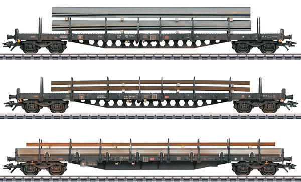 Consignment MA47145 - Marklin 47145 - German Stake Car Set of the DB AG