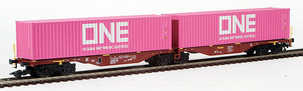 Consignment MA47808 - Marklin Type Sggrss Double Container Transport Car