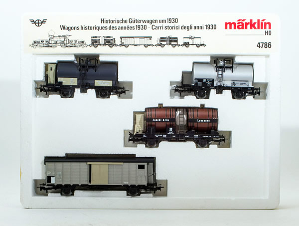 Consignment MA4786 - Marklin 4786 Swiss Historical Car Set