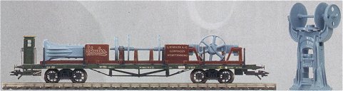 Consignment MA48001 - Marklin 48001 - Flat Car Loaded w/ Press Machine Marklin 2001 Museum CarFlat Car Loaded w/ Press Machine Marklin 2001 Museum Car