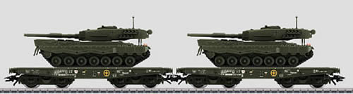 Consignment MA48739 - Marklin 48739 - German Federal Army: Transport by Rail for 2 Leopard 2 A1 Combat Tanks