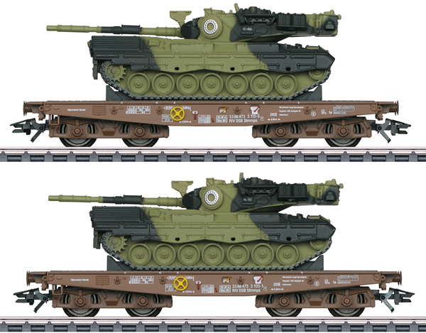 Consignment MA48842 - Marklin 48842 - Type Slmmps Heavy-Duty Flat Car Set 