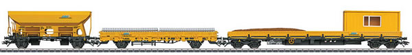 Consignment MA49968 - Marklin 49968 - 3pc Construction Crew Car Set w/Set of Figures