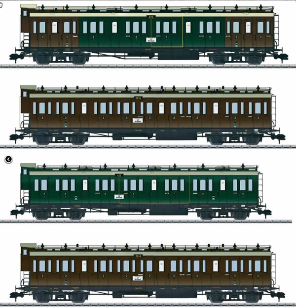 Consignment MA58026 - Marklin 58026 K.P.E.V. Passenger 4-Car Set