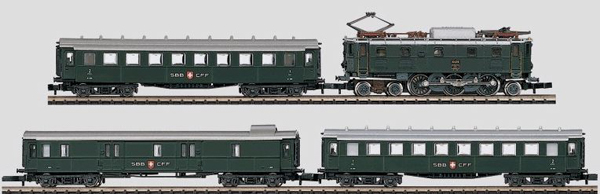 Consignment MA81418 - Marklin 81418 - SWISS PASSENGER SERVICE  SET 99