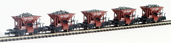 Consignment MA86244 - Marklin German 5-Piece Ballast Car Set of the DB